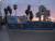 Centre de muscu en plein aire le long de Venice Beach